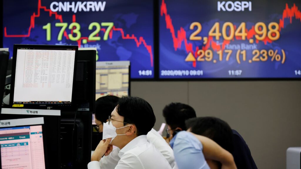 South Korea's Kospi index hits record high after government scraps tax-hike plan